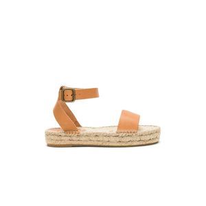 NIB Soludos Cadiz Sanda Jute Platform Leather